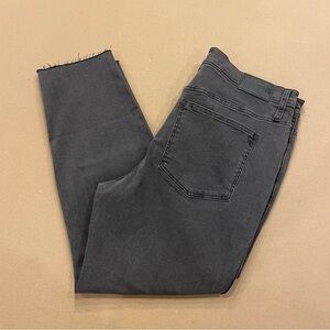 Women’s Madewell Dark Gray Wash Stovepipe Jeans Size 32P New With Tags